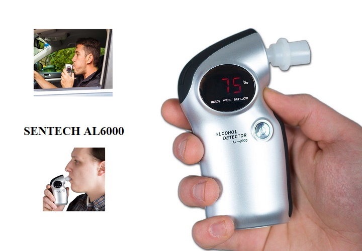 Sentech AL6000 giúp kiểm tra nồng độ cồn trong hơi thở nhanh chóng