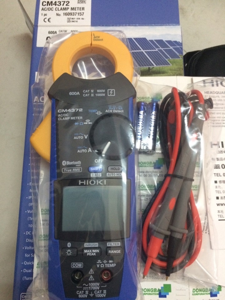 Ampe kìm AC/DC Hioki CM4372 đo điện chính xác