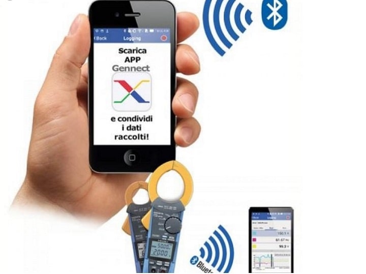 Công nghệ không dây Bluetooth® trong ampe kìm Hioki CM4372