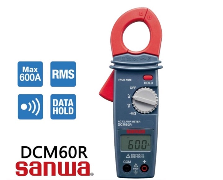 Sanwa DCM60R đo điện True RMS với độ chính xác cao