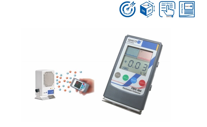 Máy đo tĩnh điện FMX-004 Simco đo chính xác trên thiết bị điện
