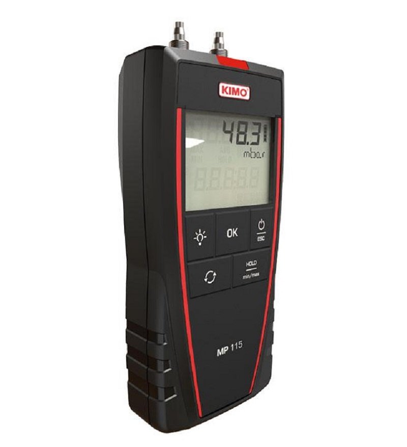 Máy đo áp suất chêch lệch Kimo MP115 nhỏ gọn, đo áp suất chính xác