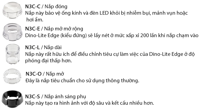 Kính hiển vi kỹ thuật số Dino-Lite AM4115-FIT - nắp trước