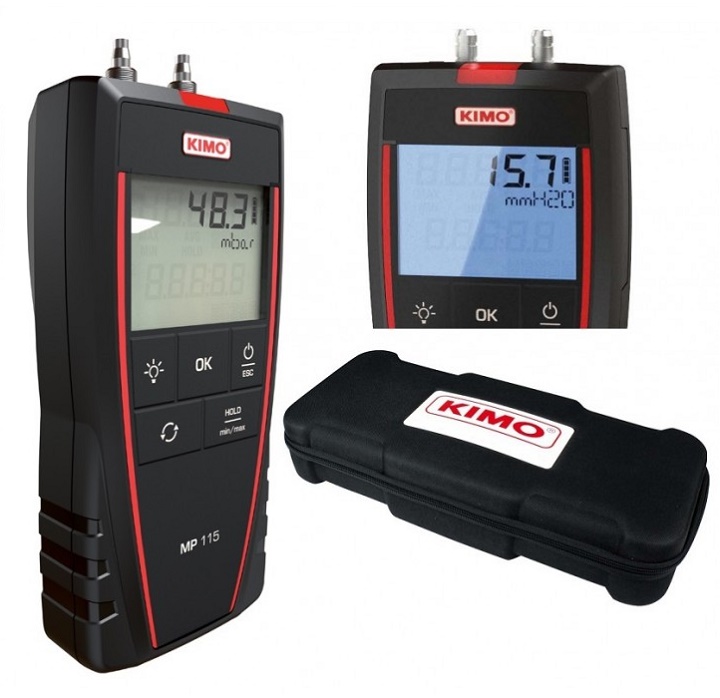 Máy đo áp suất Kimo MP115 hoạt động tính năng
