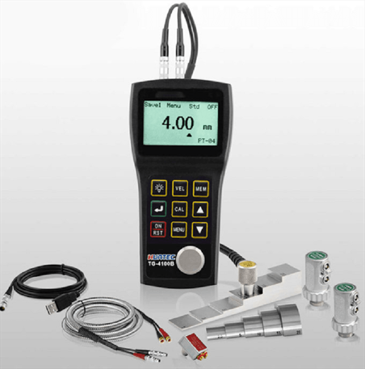 Máy đo độ dày kim loại Huatec TG-4100 có phạm vi đo rộng đến 500mm
