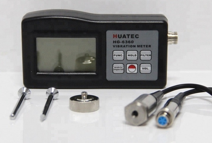  Máy đo độ rung Huatec HG-6360 đo độ rung máy móc chính xác, nhanh chóng