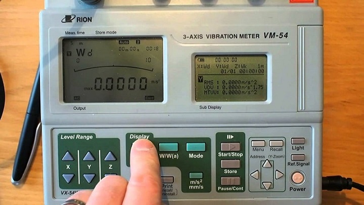 Rion VM-54 nhỏ gọn hoạt động bền bỉ, đo chính xác