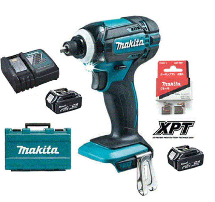 Bộ sản phẩm máy vặn vít dùng pin Makita DTD149RME 18V 