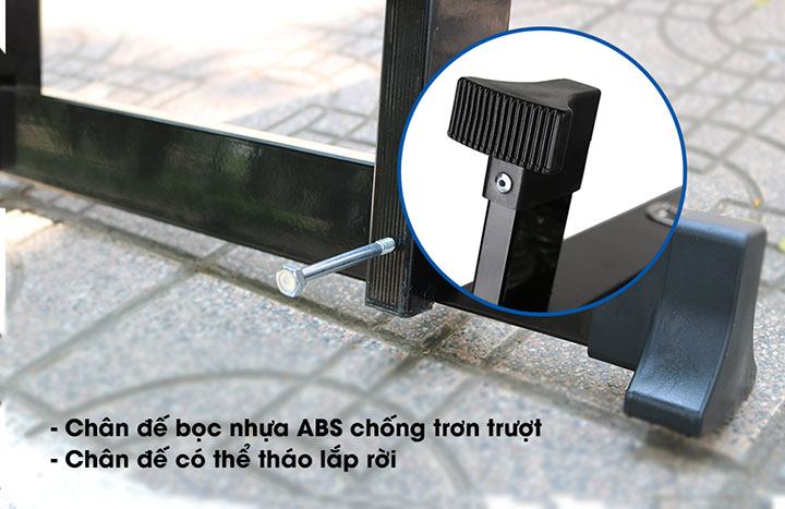 Chân đế bọc nhựa chống trượt, an toàn