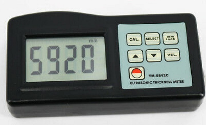 Máy đo độ dày TM-8812C nó có thể đo ở phạm vi từ 1,2 ~ 200mm 